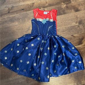 Kids Superhero Costume Dress - Red and Blue